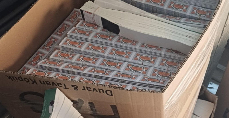 Adana’da 114 milyon 310 bin kaçak tütün sarma kağıdı ele geçirildi