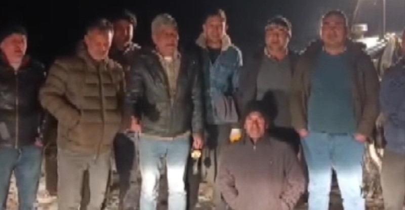 Adana’da karda mahsur kalan 15 maden işçisi kurtarıldı