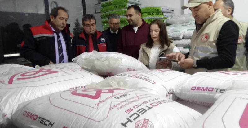 Mersin’de gübre üreten ve satan işletmeler denetleniyor