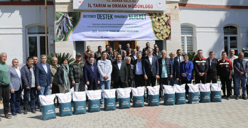 Adana’da üreticilere 654 ton tohum dağıtıldı