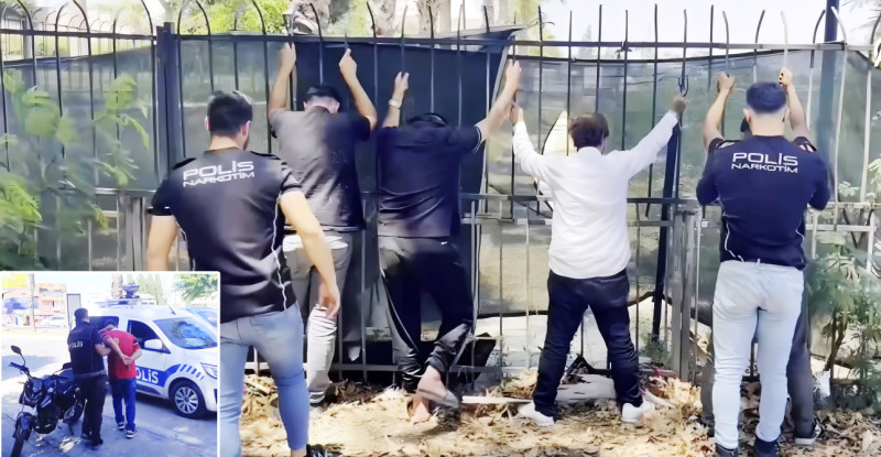 Adana’da uyuşturucuyla mücadele uygulamasında 63 zanlı yakalandı