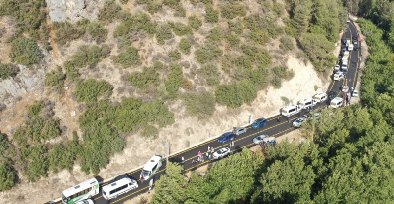 Hatay’da iki ilçeyi birbirine bağlayan Serinyol-Madenli kara yolu törenle açıldı