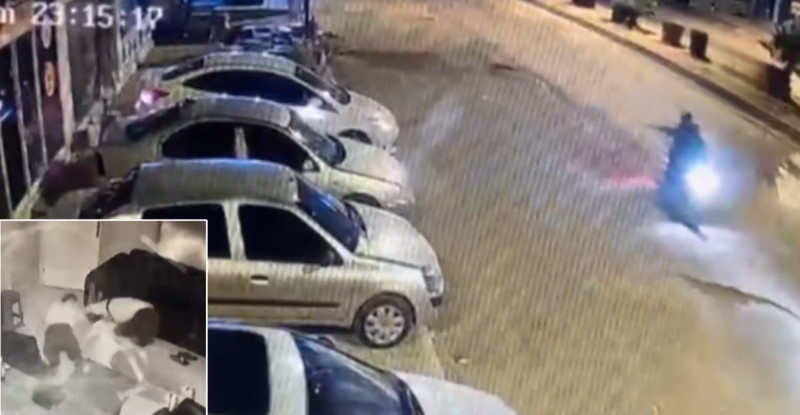 ADANA’DA BİR OTOGALERİYE MOTOSİKLETLİ ŞÜPHELİLER OTOMOTİK SİLAHLA KURŞUN YAĞDIRDI