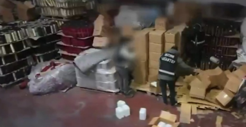 Gaziantep’te sahte içki operasyonu: 2 şüpheli yakalandı