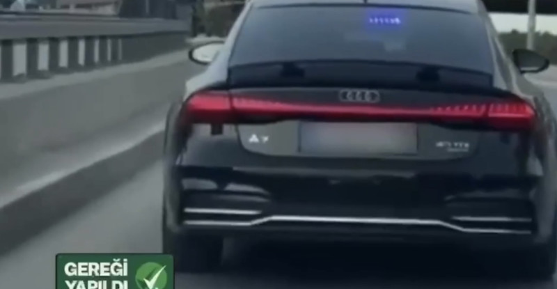 Mersin’de araçlarına yasa dışı çakar takan kişiye 414 bin lira ceza uygulandı