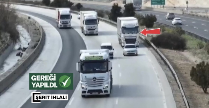 Tarsus-Adana-Gaziantep (TAG) Otoyolu’nda   1 ayda 5 bin 513 araca idari para cezası uygulandı