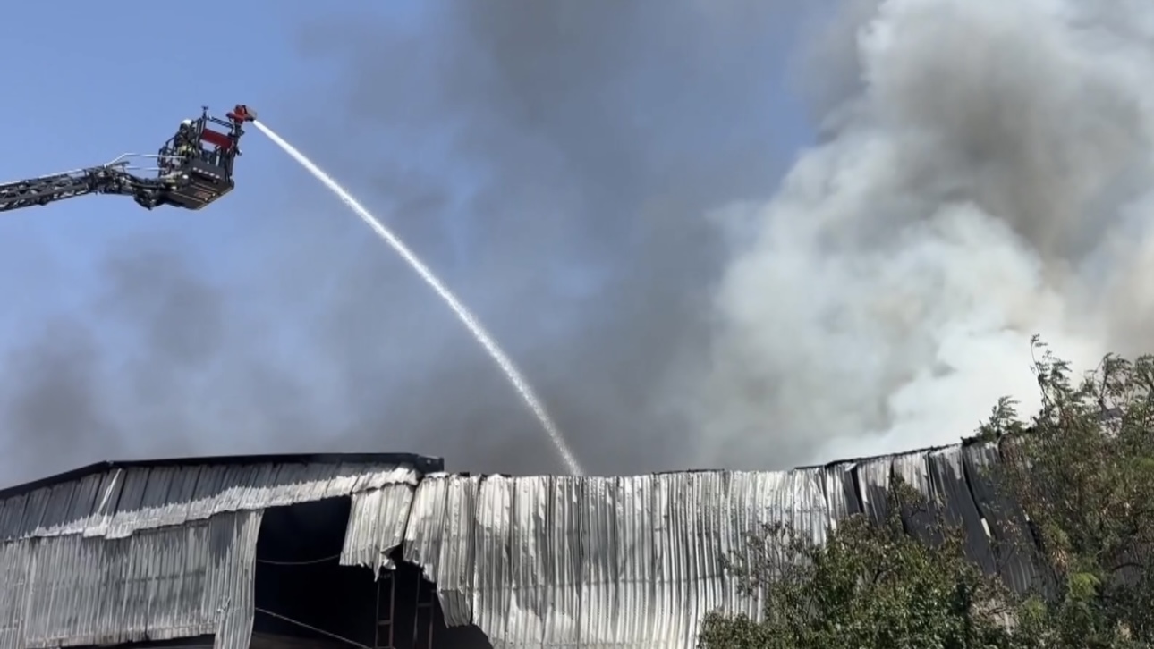 Gaziantep’te halı fabrikasında çıkan yangın kontrol altına alındı