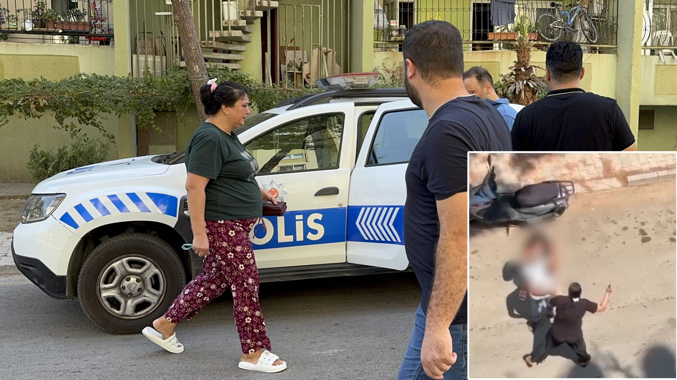 ADANA’DA BİR KADIN 10 YAŞINDAKİ KIZINI SOKAK ORTASINDA BIÇAKLA KOVALADI!