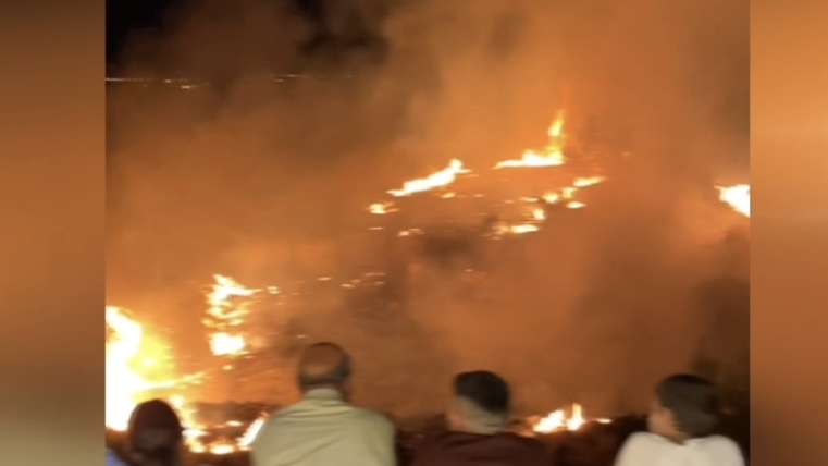 Mersin’de otluk alanda çıkan yangın Ekiplerin müdahalesiyle söndürüldü