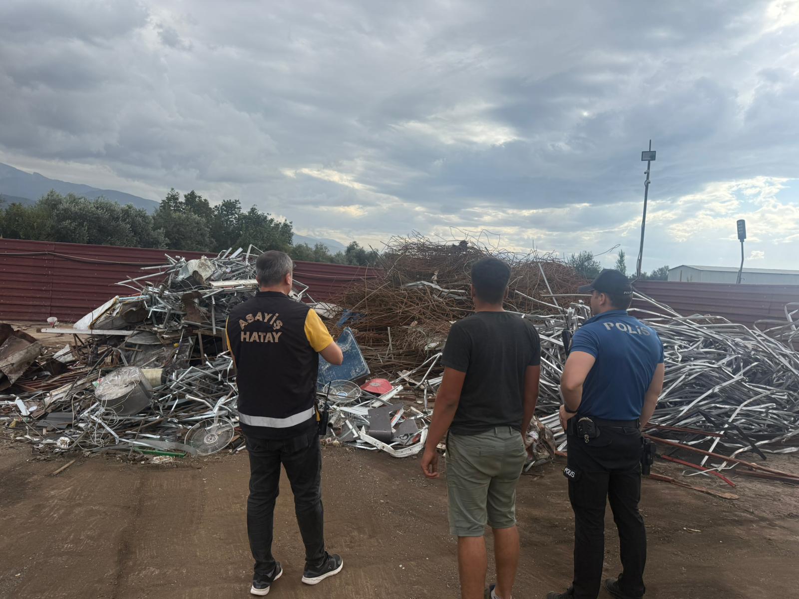 Hatay Dörtyol’da hurdacılara denetim yapıldı
